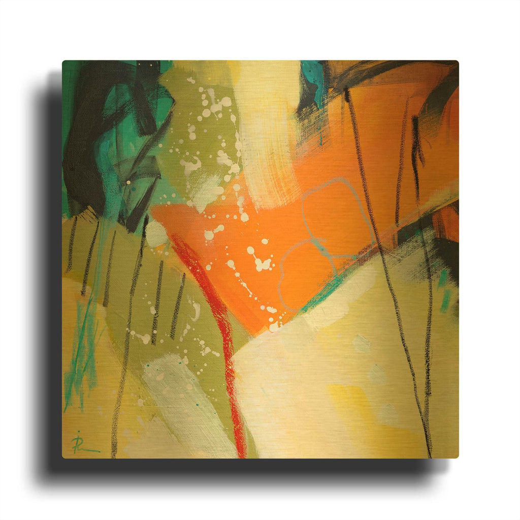 'Untitled 68' By Ira Ivanova Gold Metal Wall Art