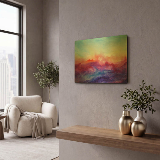 'Arpeggi Ii' By Jacqueline Maldonado Gold Metal Wall Art