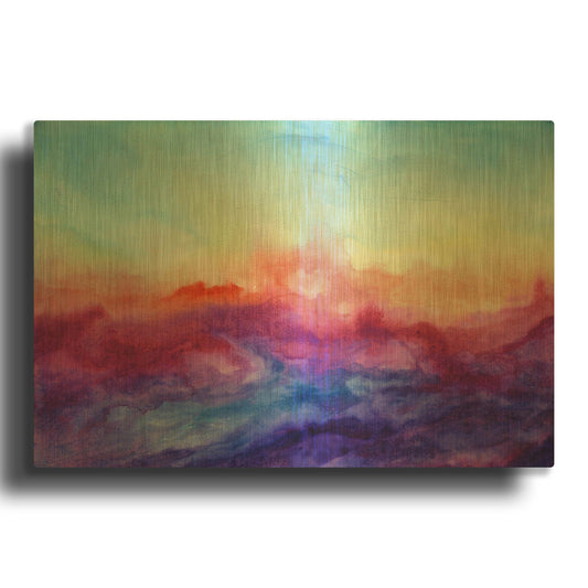 'Arpeggi Ii' By Jacqueline Maldonado Gold Metal Wall Art