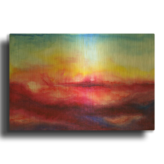 'Kiss Of Life Ii' By Jacqueline Maldonado Gold Metal Wall Art