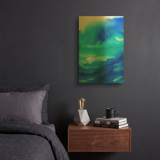 'Rise Iii' By Jacqueline Maldonado Gold Metal Wall Art