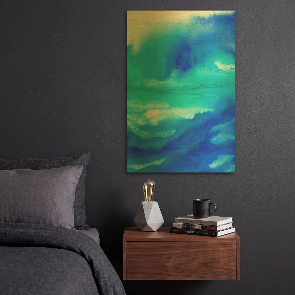 'Rise Iii' By Jacqueline Maldonado Gold Metal Wall Art