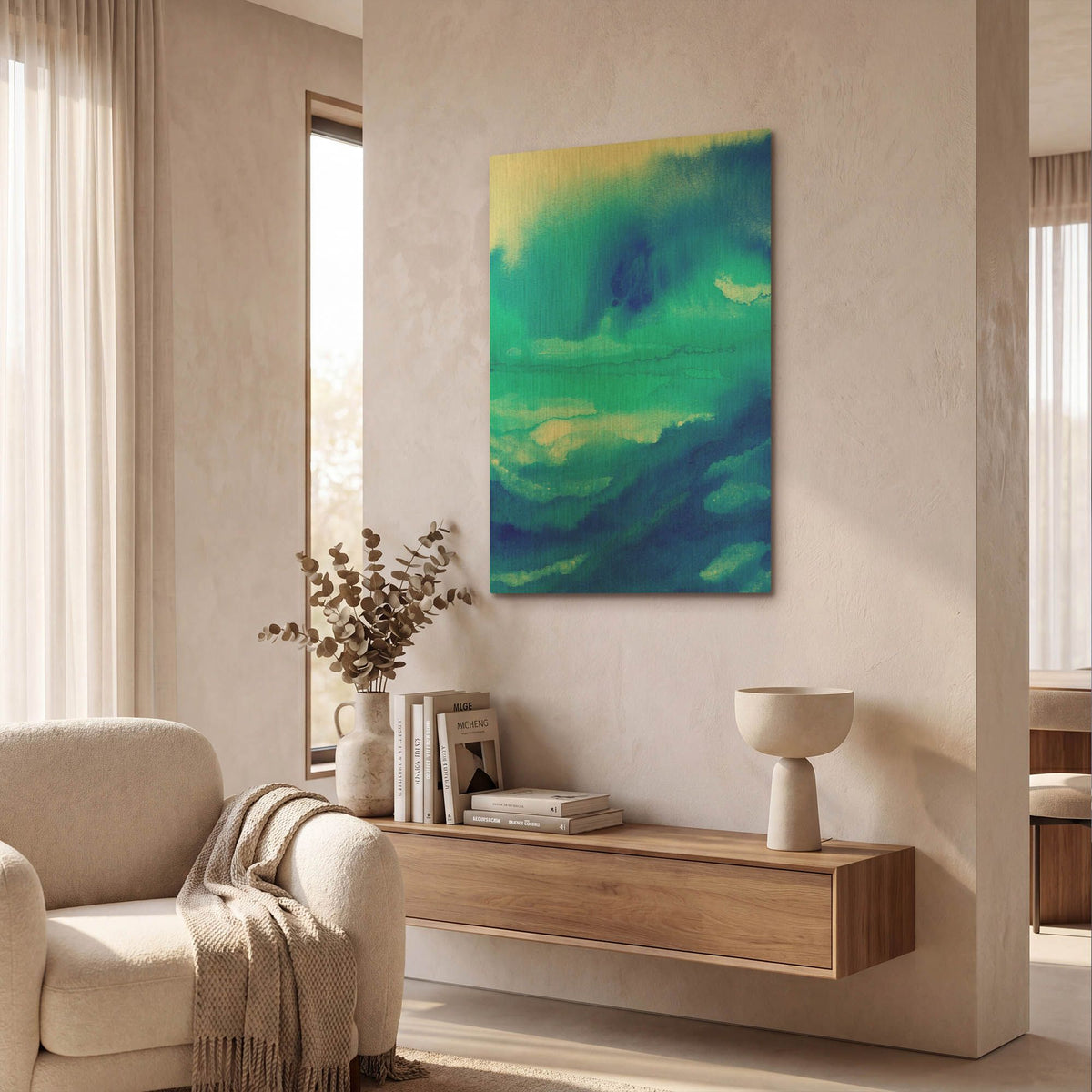 'Rise Iii' By Jacqueline Maldonado Gold Metal Wall Art