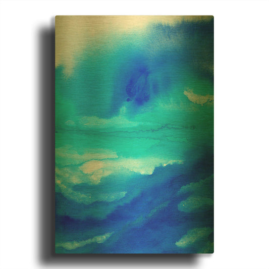'Rise Iii' By Jacqueline Maldonado Gold Metal Wall Art