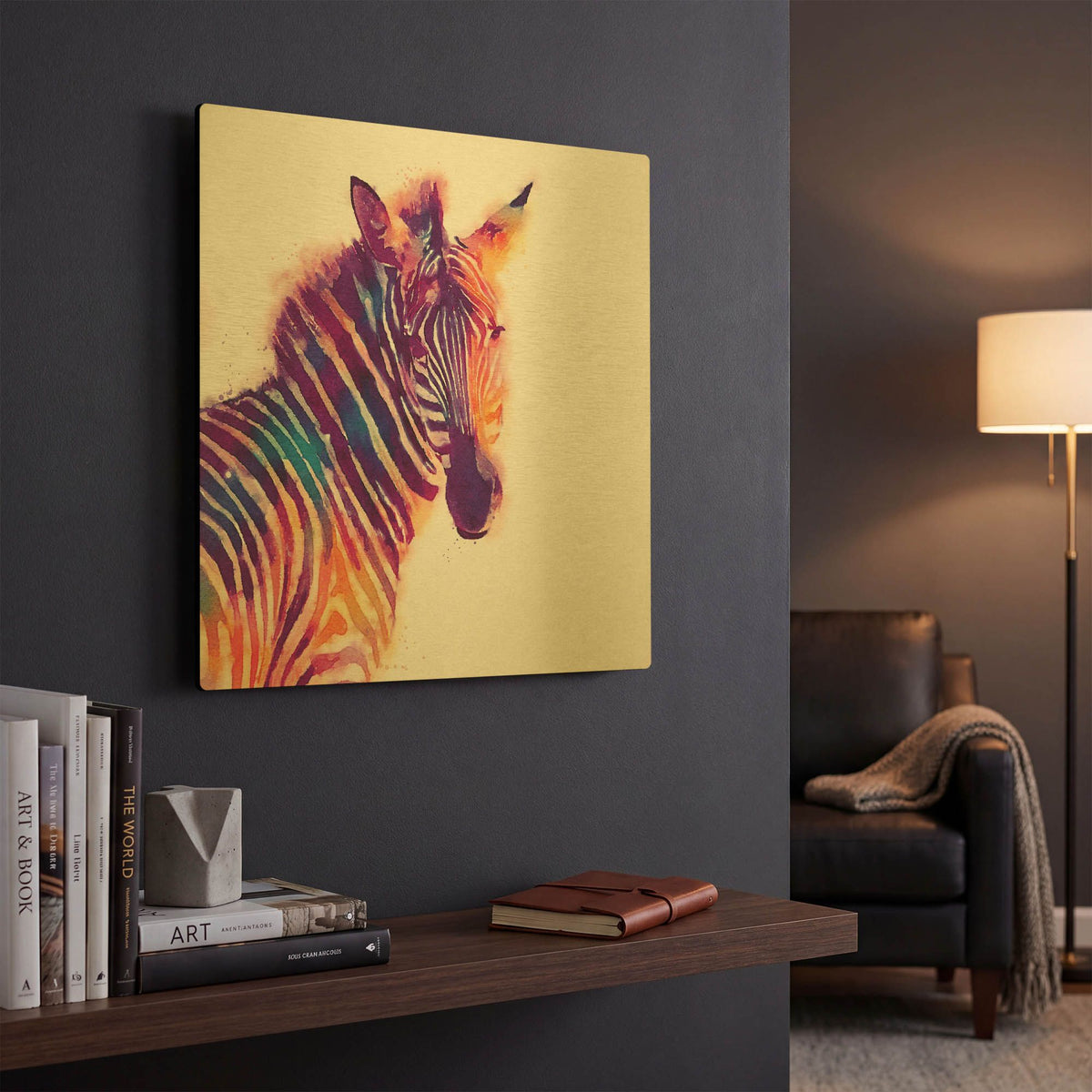 'The Aesthetic Ii' By Jacqueline Maldonado Gold Metal Wall Art