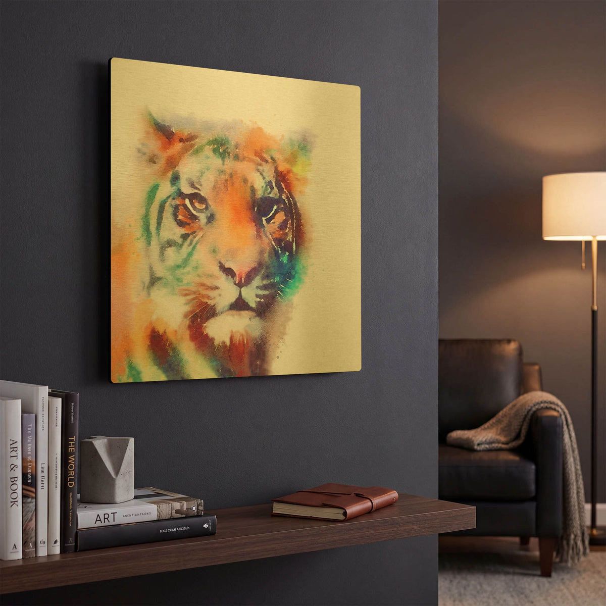 'The Elusive Ii' By Jacqueline Maldonado Gold Metal Wall Art