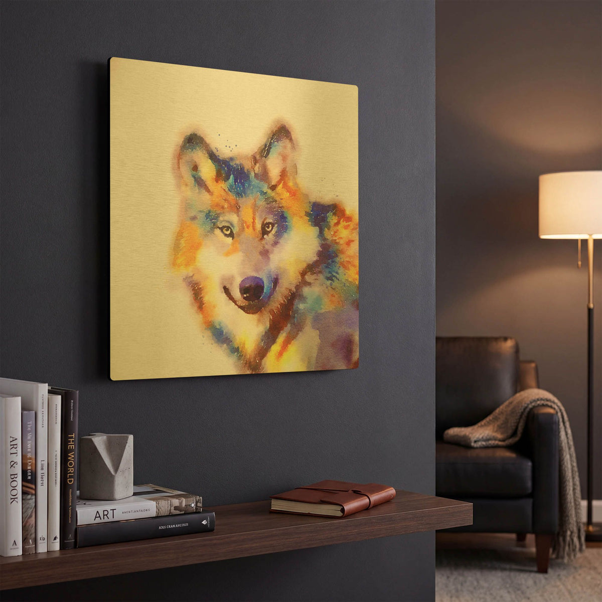 'The Faithful Ii' By Jacqueline Maldonado Gold Metal Wall Art