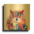 'The Wise Ii' By Jacqueline Maldonado Gold Metal Wall Art