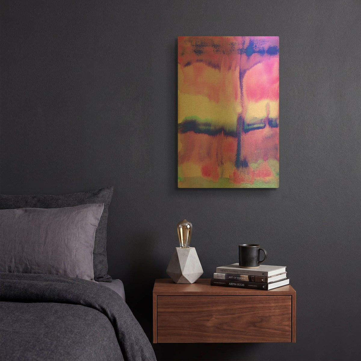 'Undertow Ii' By Jacqueline Maldonado Gold Metal Wall Art