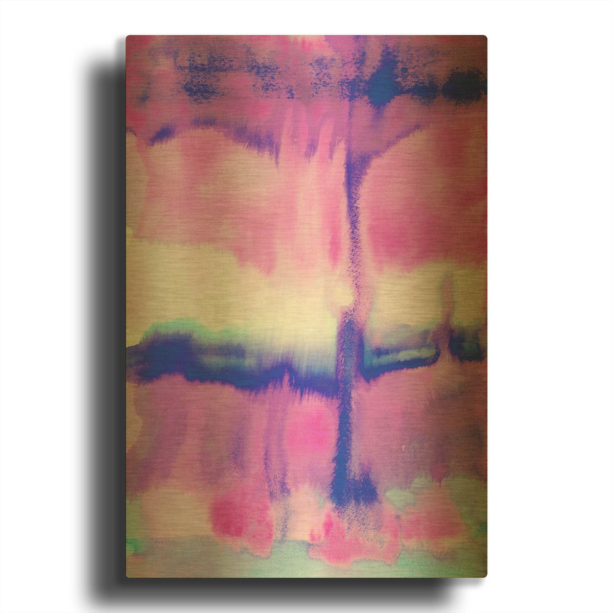 'Undertow Ii' By Jacqueline Maldonado Gold Metal Wall Art