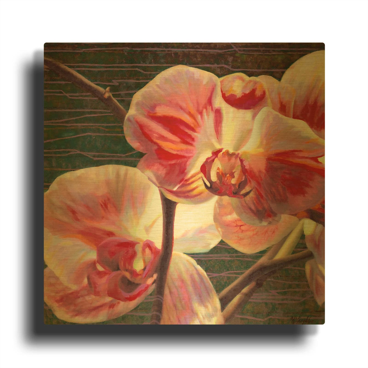 'Show Offs' By Jan McLaughlin Gold Metal Wall Art