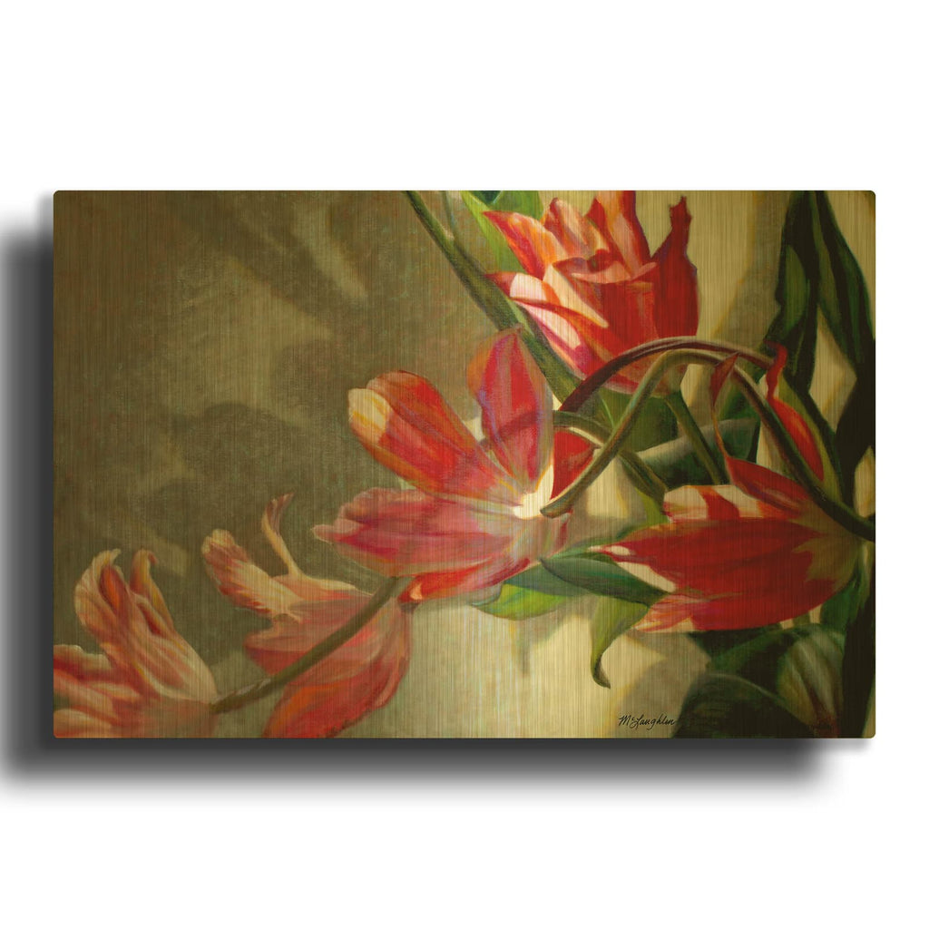 'Shades Of Holland' By Jan McLaughlin Gold Metal Wall Art