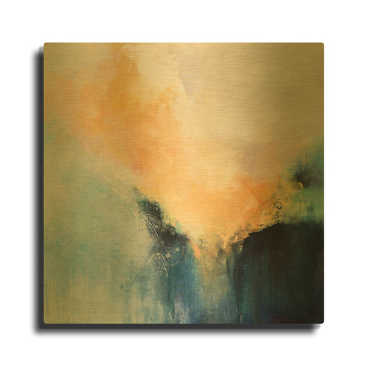 'A Moment Suspended' By Karen Hale Gold Metal Wall Art
