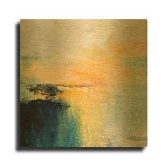 'A Single Moment' By Karen Hale Gold Metal Wall Art