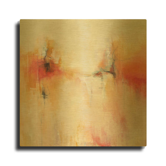 'Dancing On The Edge' By Karen Hale Gold Metal Wall Art