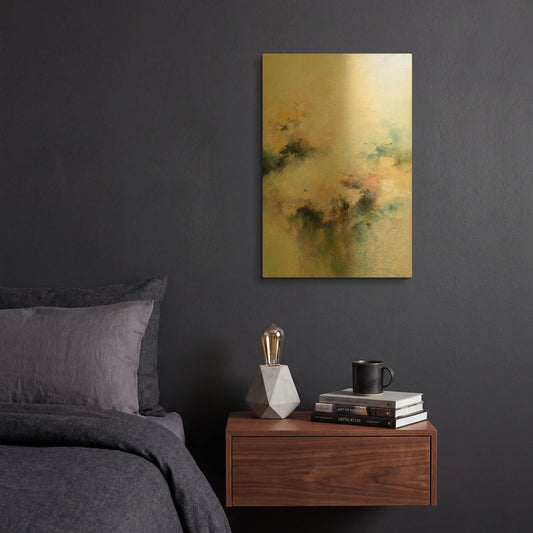 'Fresh Scent' By Karen Hale Gold Metal Wall Art