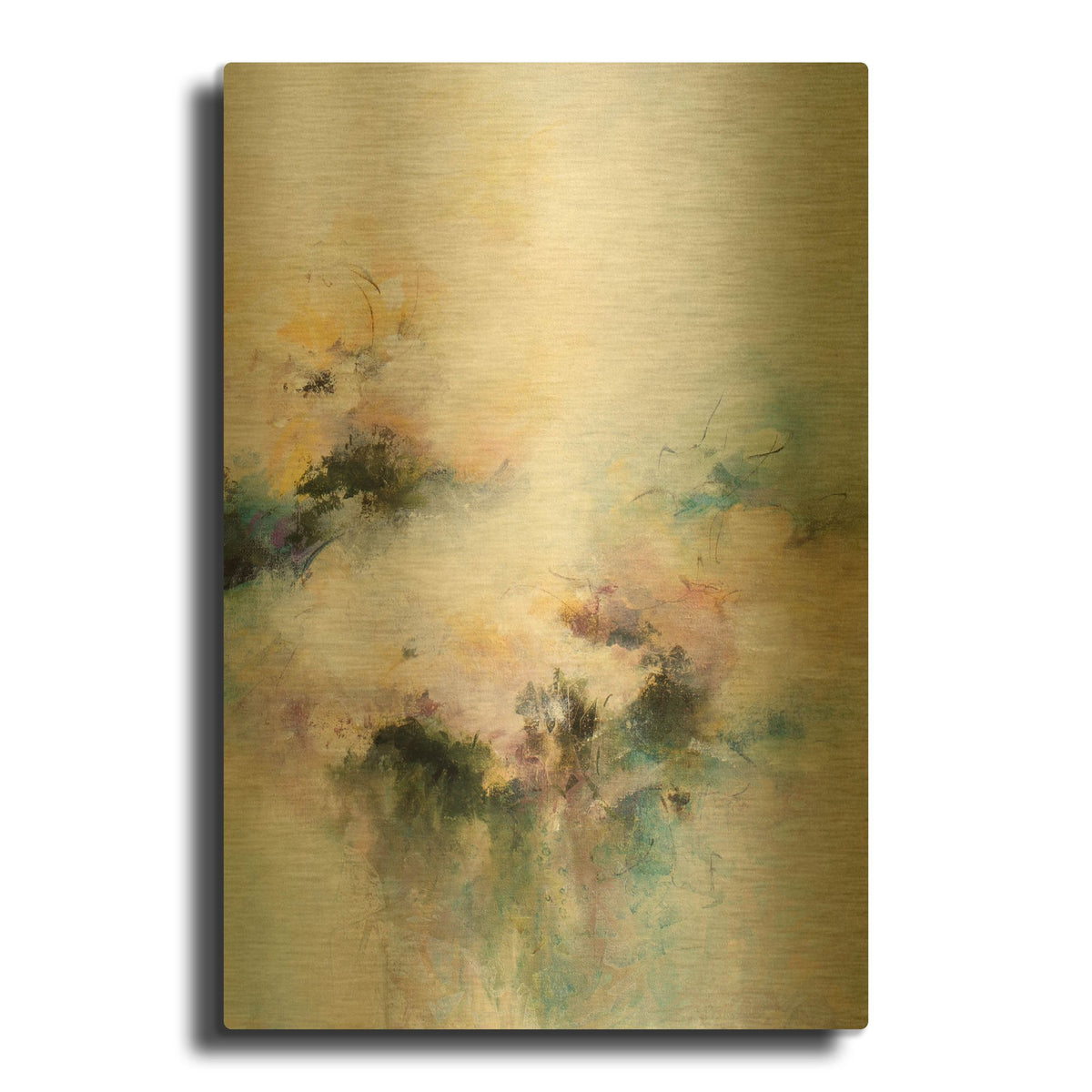 'Fresh Scent' By Karen Hale Gold Metal Wall Art