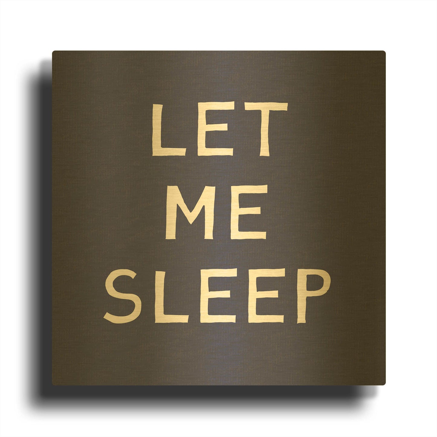 'LW3804' By Linda Woods Gold Metal Wall Art