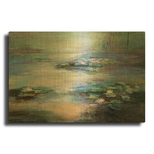 'Inner Depth' By Karen Hale Gold Metal Wall Art