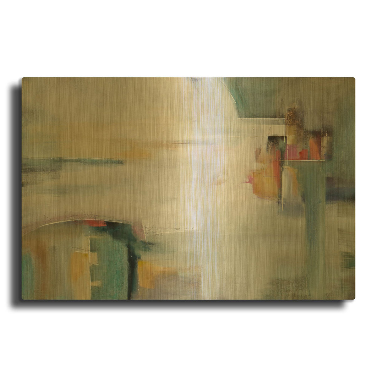'On My Terms' By Karen Hale Gold Metal Wall Art