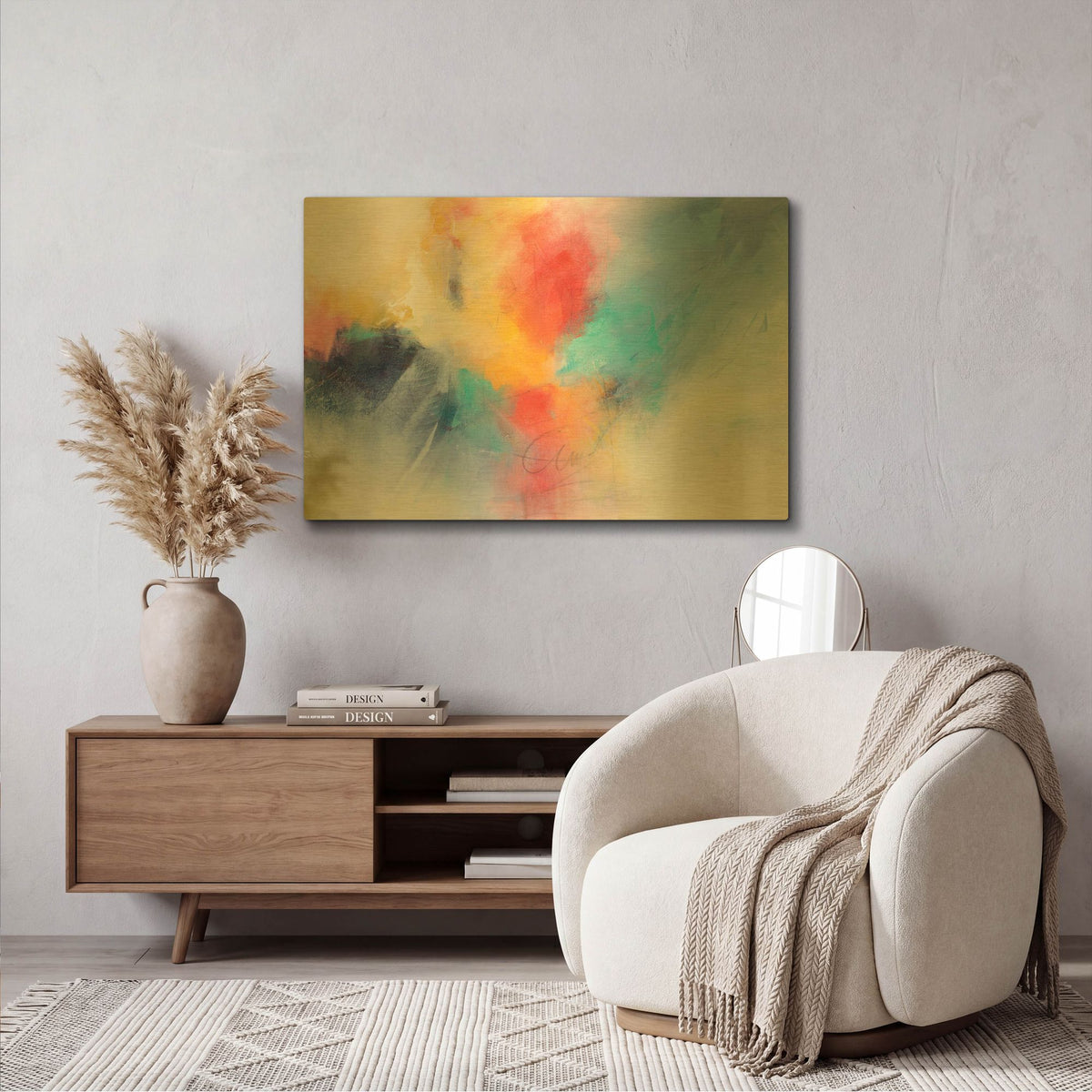 'Opportunity' By Karen Hale Gold Metal Wall Art