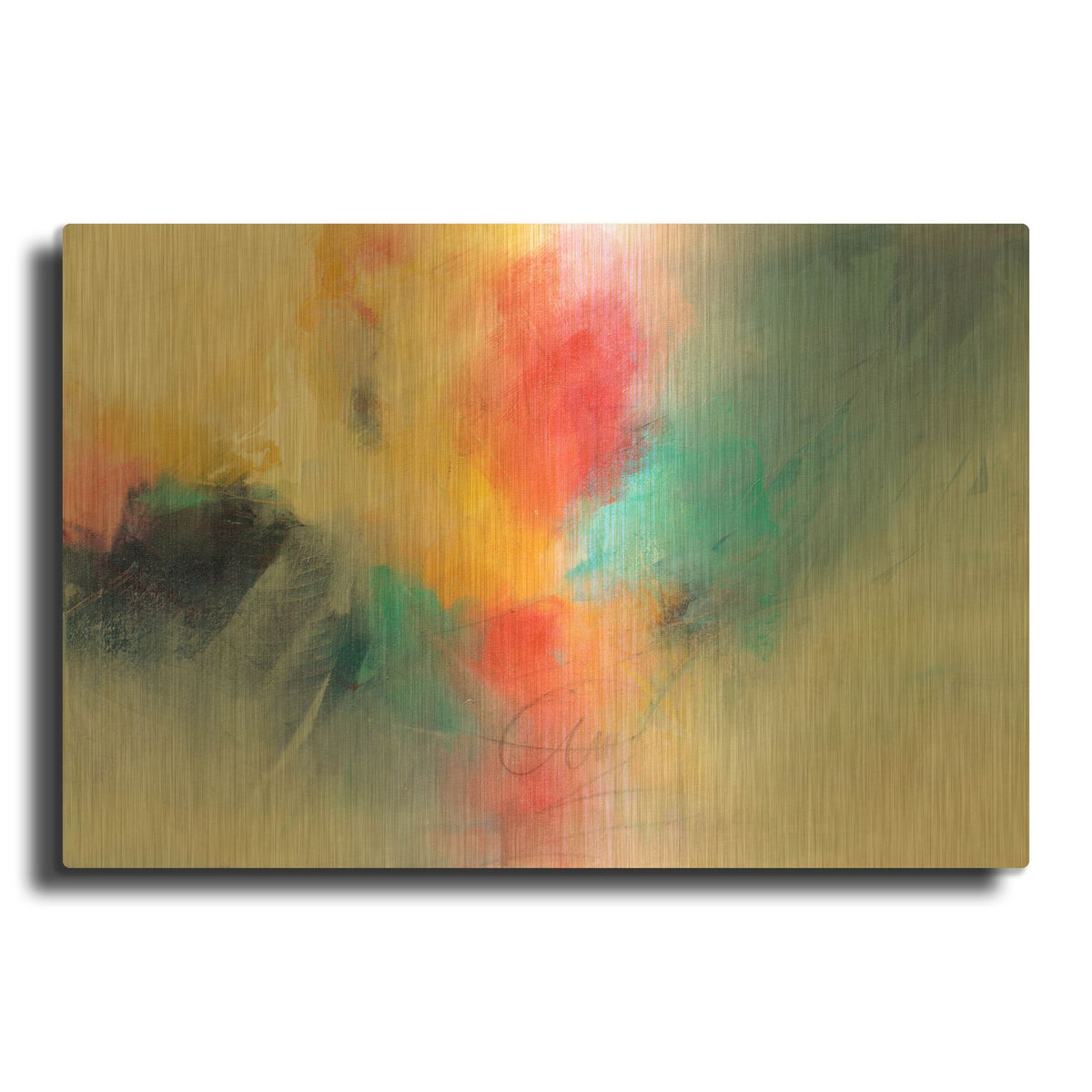 'Opportunity' By Karen Hale Gold Metal Wall Art
