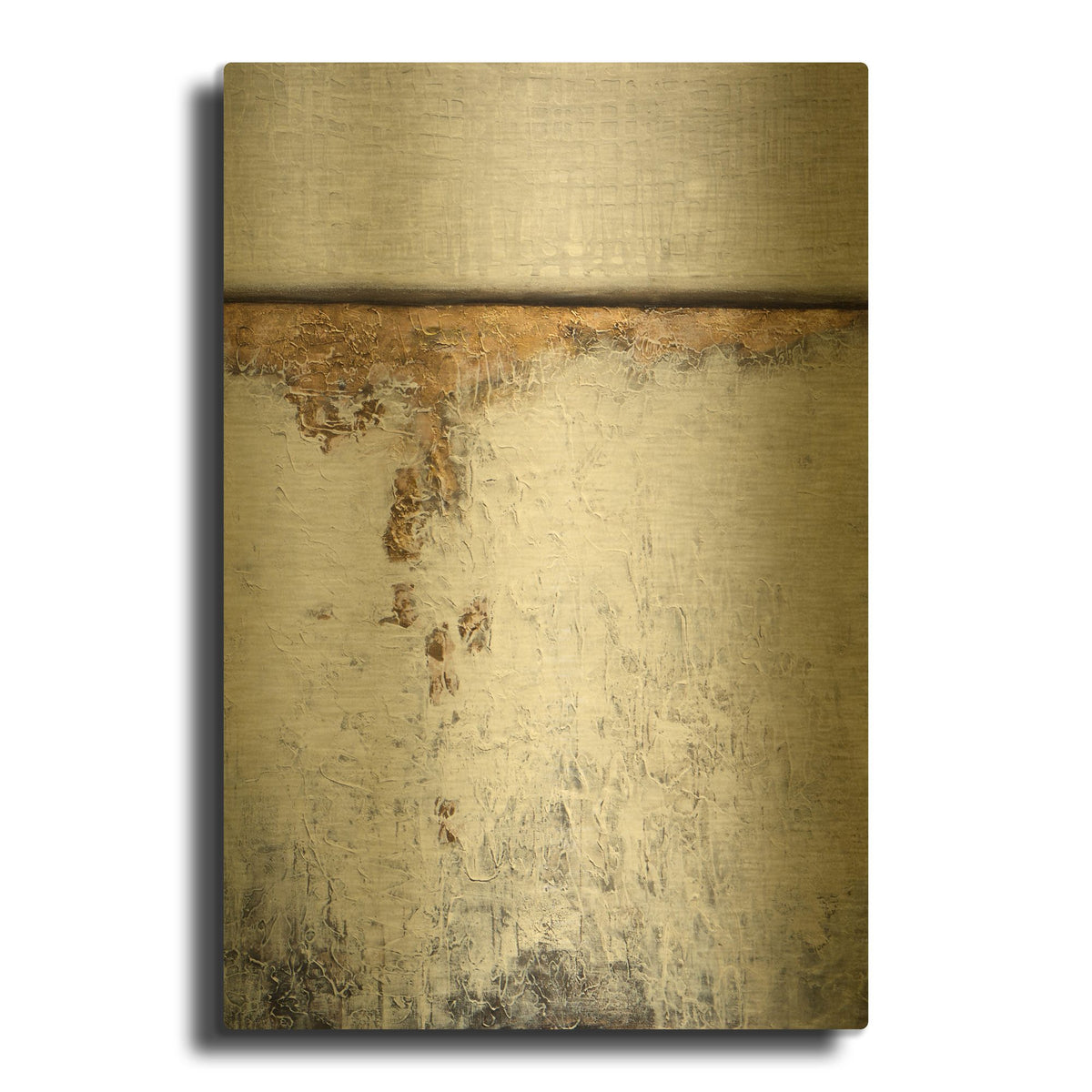 'Out Of The Depths' By Karen Hale Gold Metal Wall Art