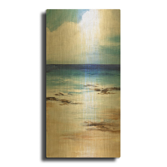 'Salt Air' By Karen Hale Gold Metal Wall Art