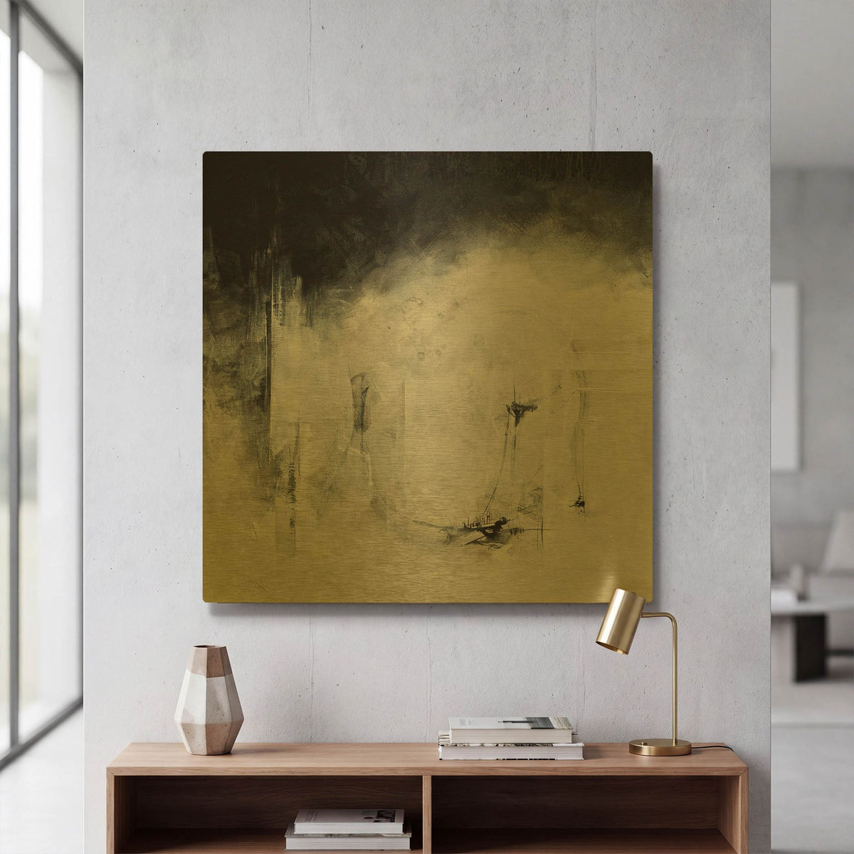 'Solidarity' By Karen Hale Gold Metal Wall Art