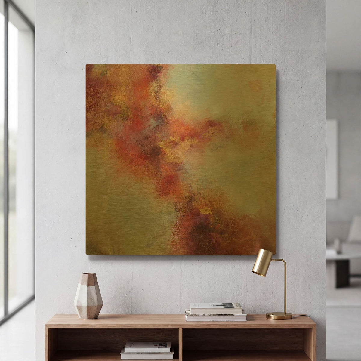 'Spark Of Dreams' By Karen Hale Gold Metal Wall Art