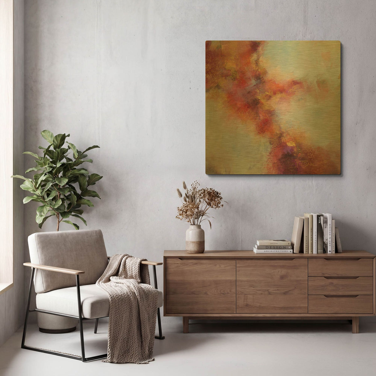 'Spark Of Dreams' By Karen Hale Gold Metal Wall Art