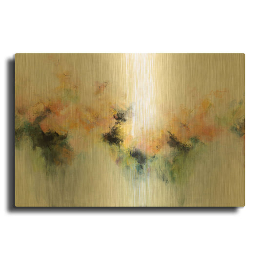 'Warm Light' By Karen Hale Gold Metal Wall Art