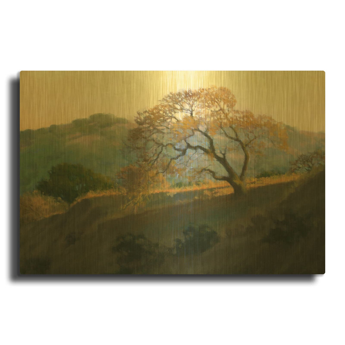 'Buckeye Glow' By Kathy O'Leary Gold Metal Wall Art