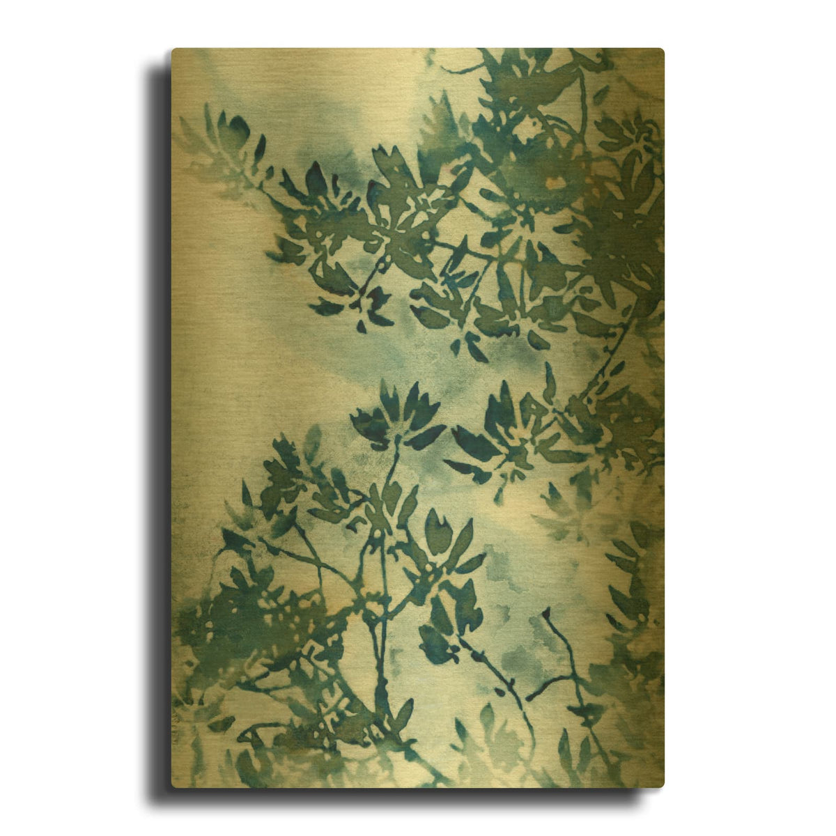 'Wallpaper' By Krista McCurdy Gold Metal Wall Art
