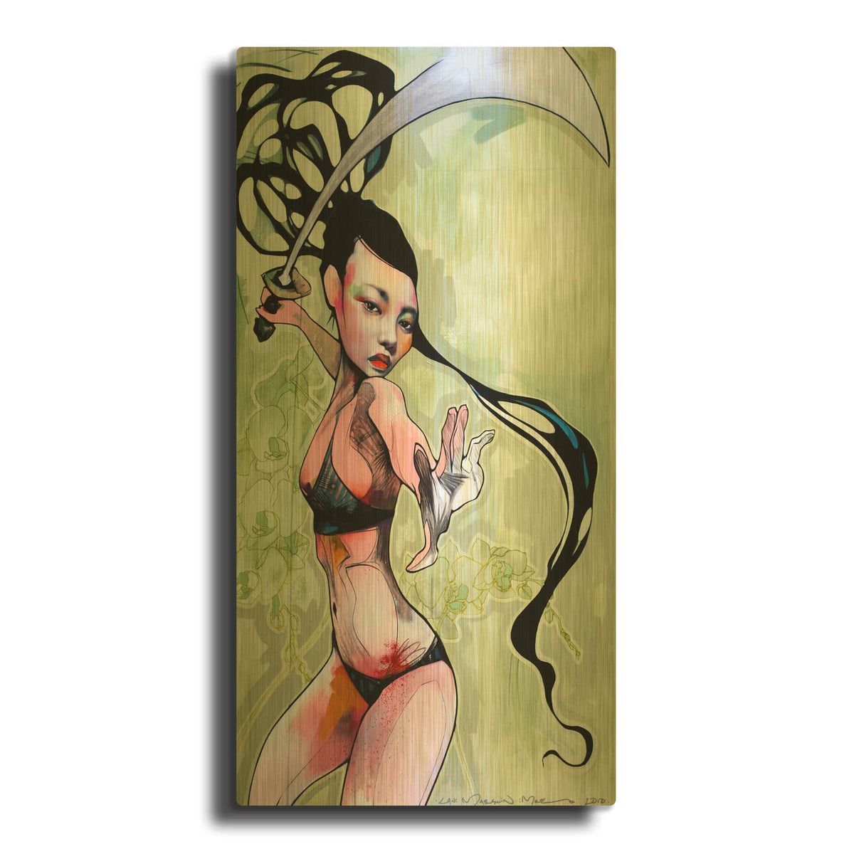 'Hera' By Lani Imre Gold Metal Wall Art