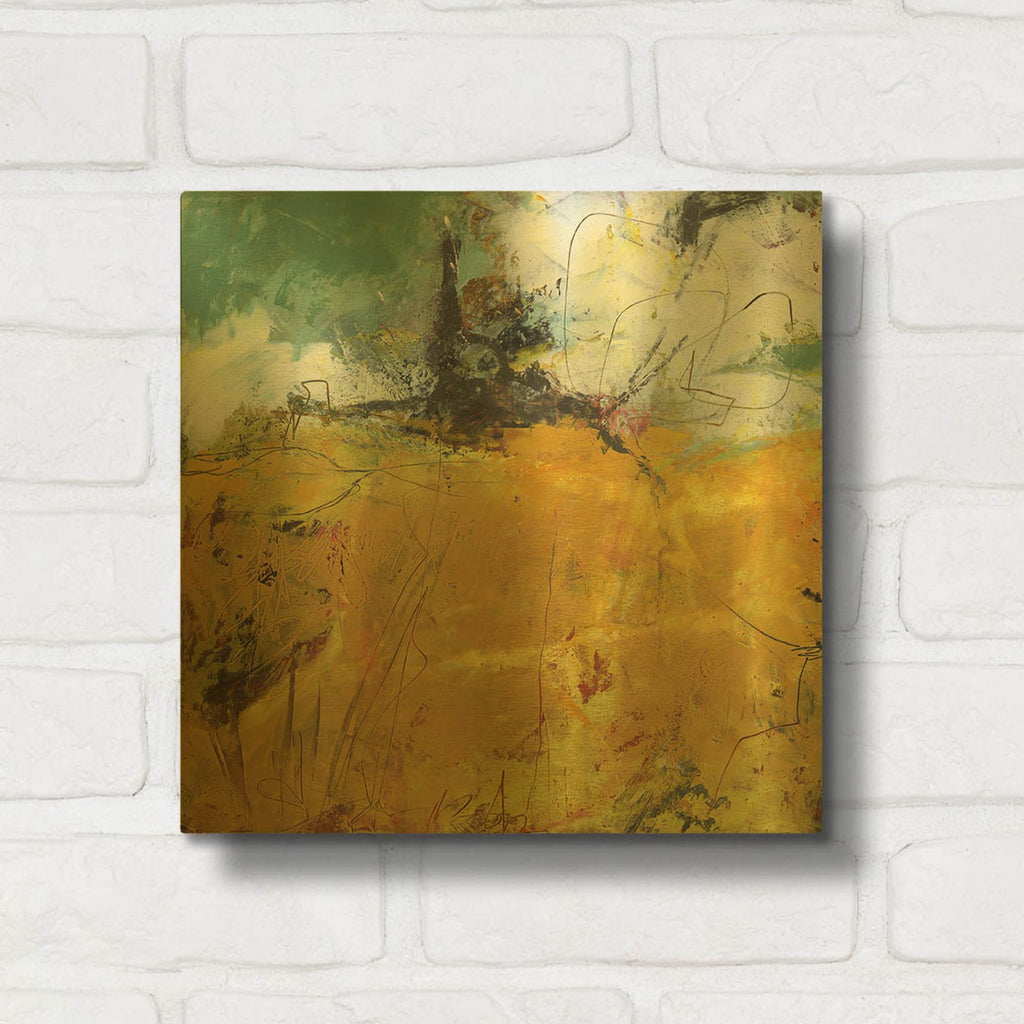 'Abundant' By Linda Nickell Gold Metal Wall Art