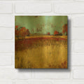 'Country Side No 2' By Linda Nickell Gold Metal Wall Art