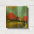 'Morning Walk' By Linda Nickell Gold Metal Wall Art