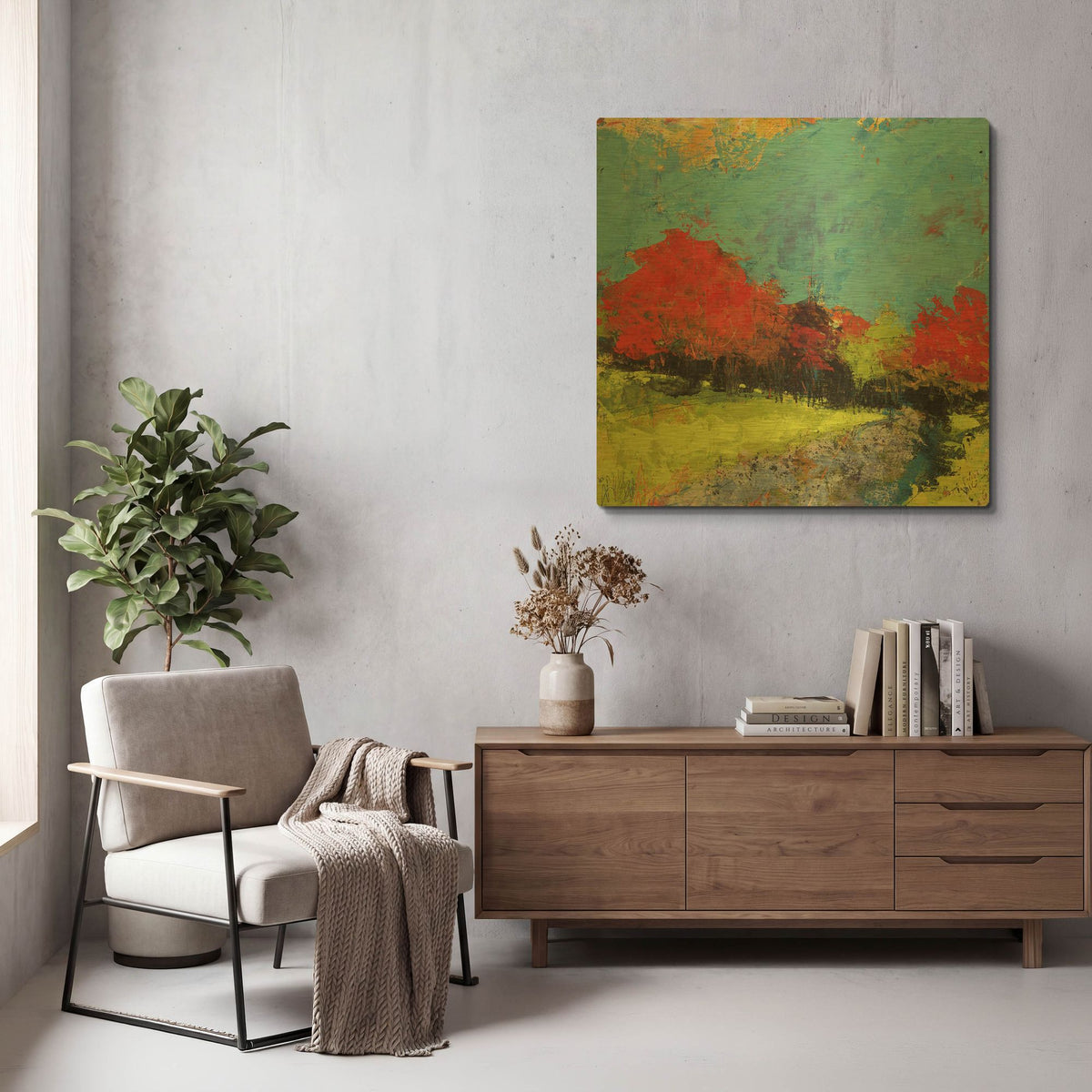 'Morning Walk' By Linda Nickell Gold Metal Wall Art