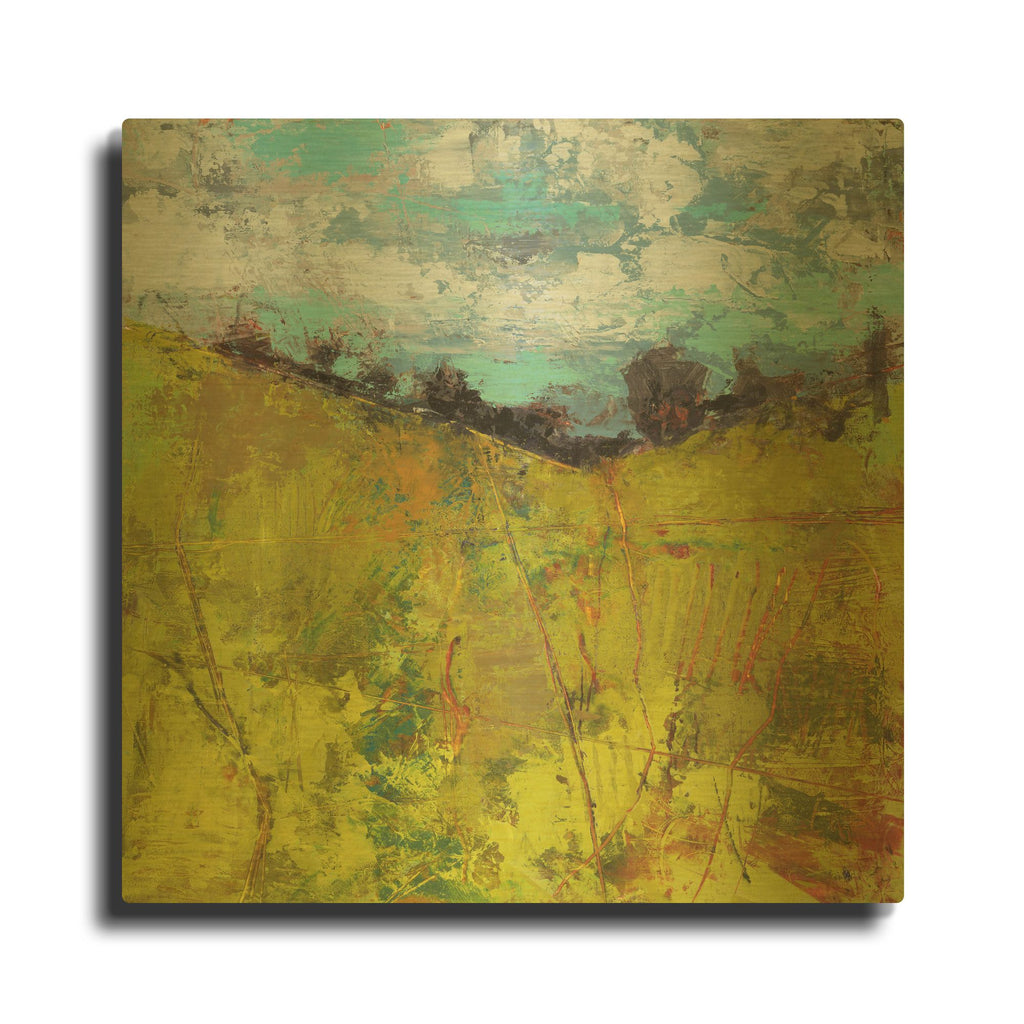 'Summer Sky' By Linda Nickell Gold Metal Wall Art