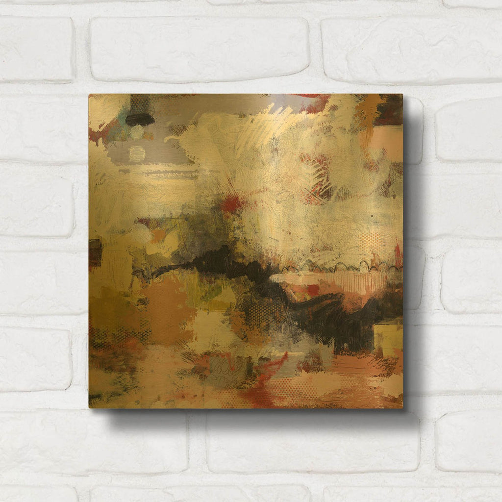 'Dazzle' By Linda Nickell Gold Metal Wall Art
