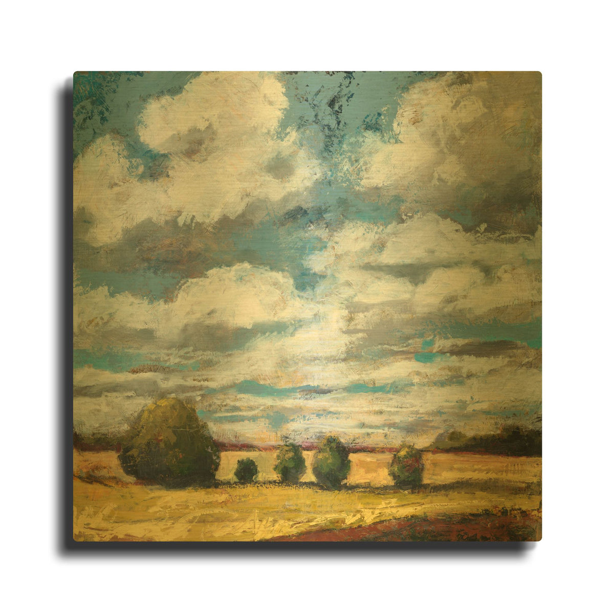 'The Family' By Linda Nickell Gold Metal Wall Art