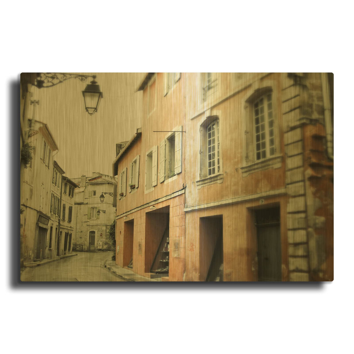 'Three Lamps' By Lupen Grainne Gold Metal Wall Art