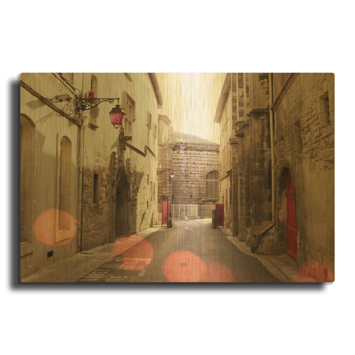 'Where Shall We Go' By Lupen Grainne Gold Metal Wall Art