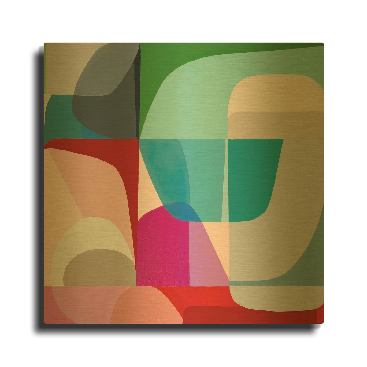 'Breaking Sky' By Marion Griese Gold Metal Wall Art