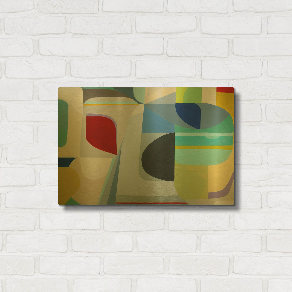 'Into The Sky Of This' By Marion Griese Gold Metal Wall Art