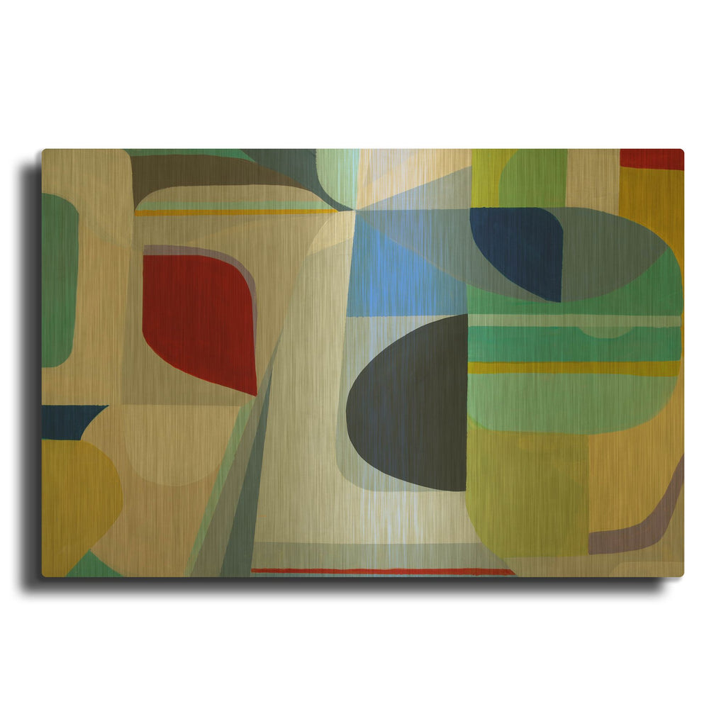 'Into The Sky Of This' By Marion Griese Gold Metal Wall Art