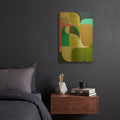 'Journey' By Marion Griese Gold Metal Wall Art