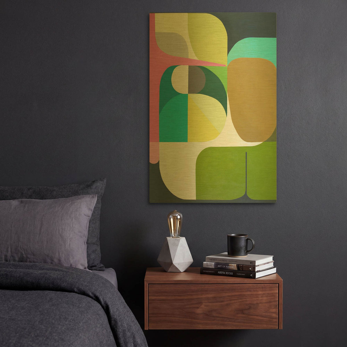'Journey' By Marion Griese Gold Metal Wall Art