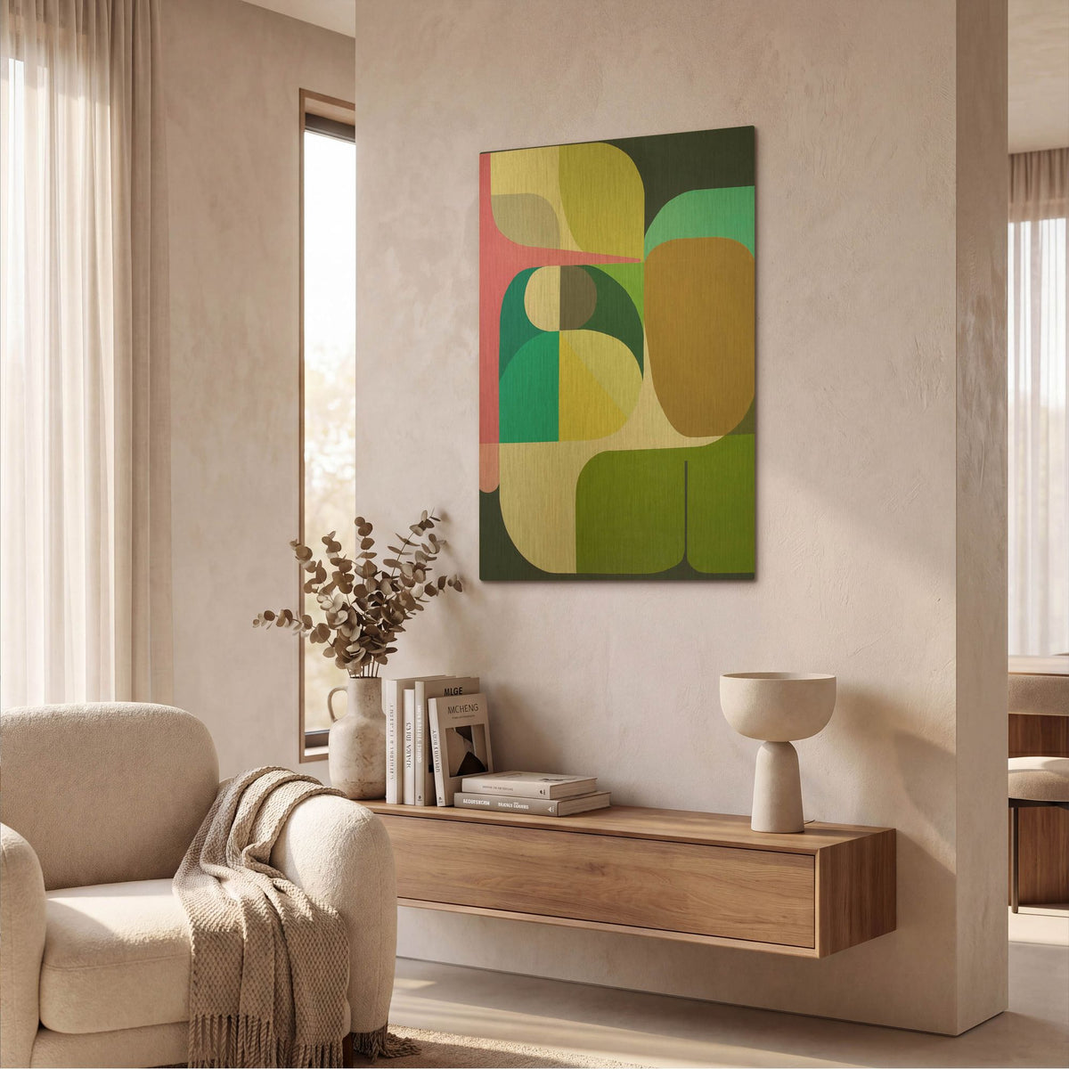 'Journey' By Marion Griese Gold Metal Wall Art
